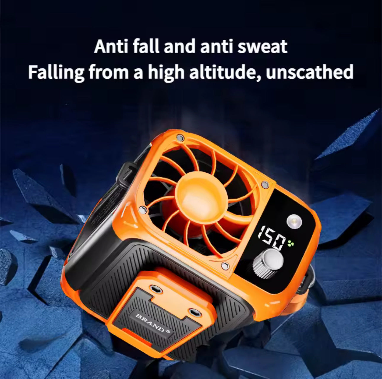 BreezeBelt Pro – Mini High-Speed Wearable Waist Fan