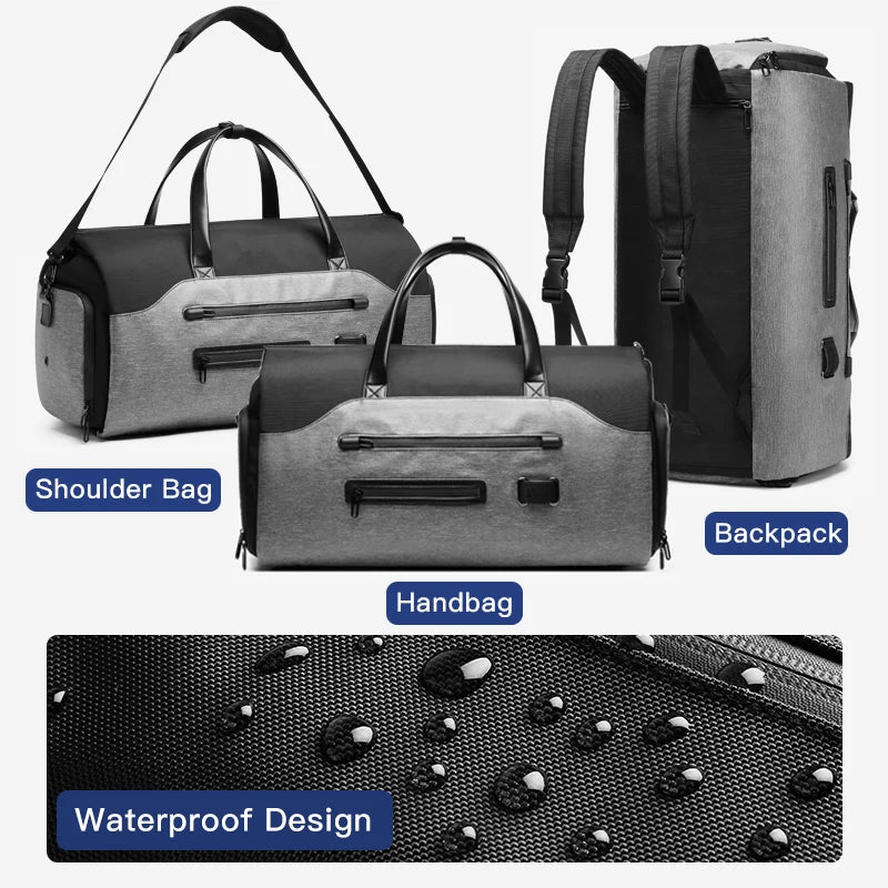 OZUKO ElitePro Multi-Function Waterproof Travel Duffel