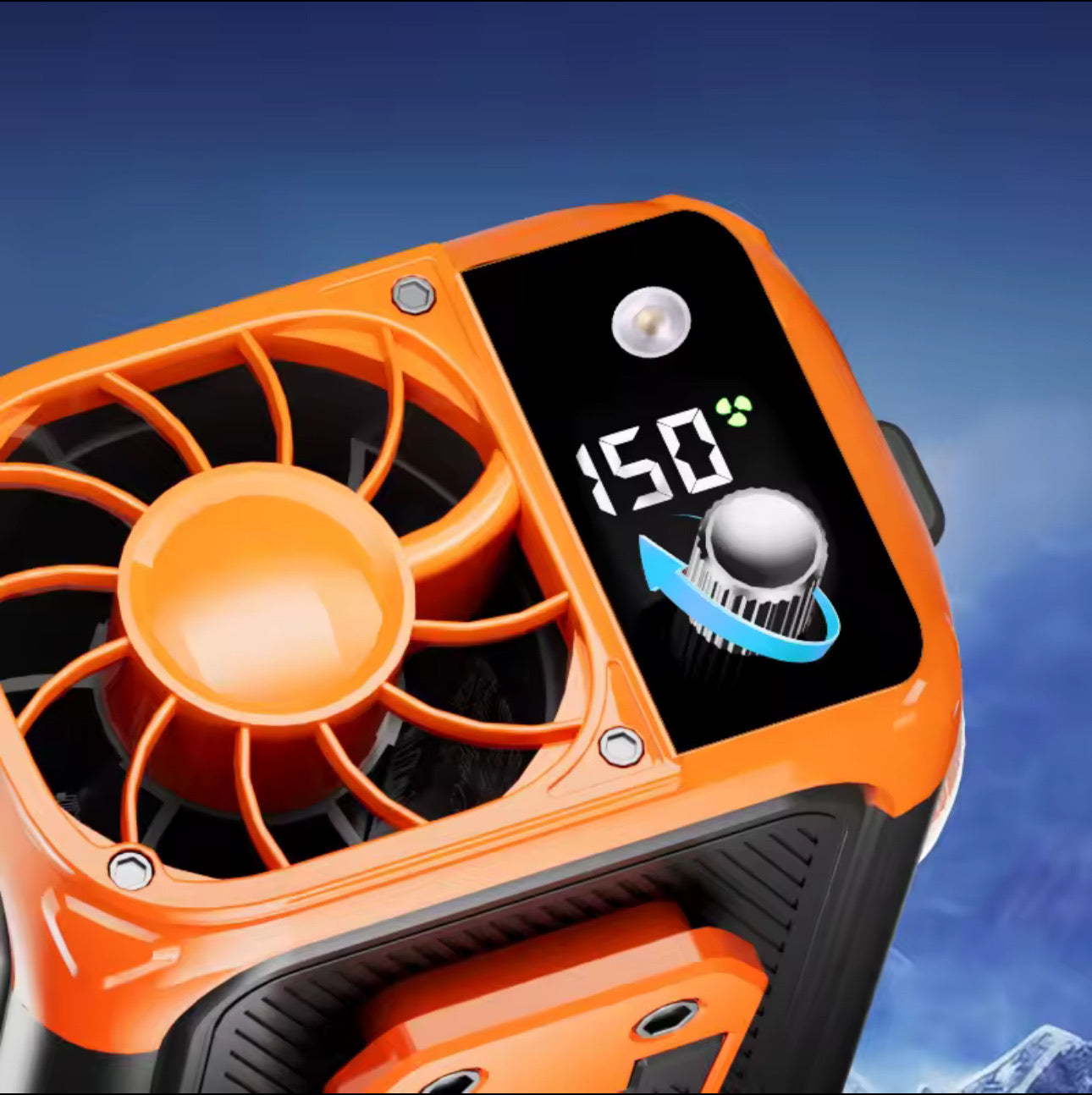 BreezeBelt Pro – Mini High-Speed Wearable Waist Fan