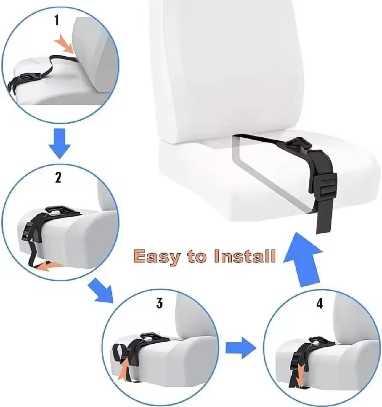 Car Seat Safety Belt for Pregnant Women – Maternity Belly Protector & Extender Kit