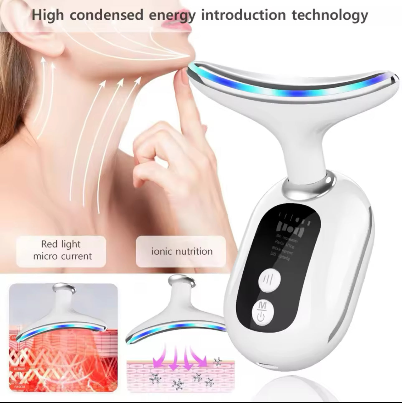 Double Chin Remover | Wrinkle Removal | LED Light Therapy | Skin Lift & Tightening™