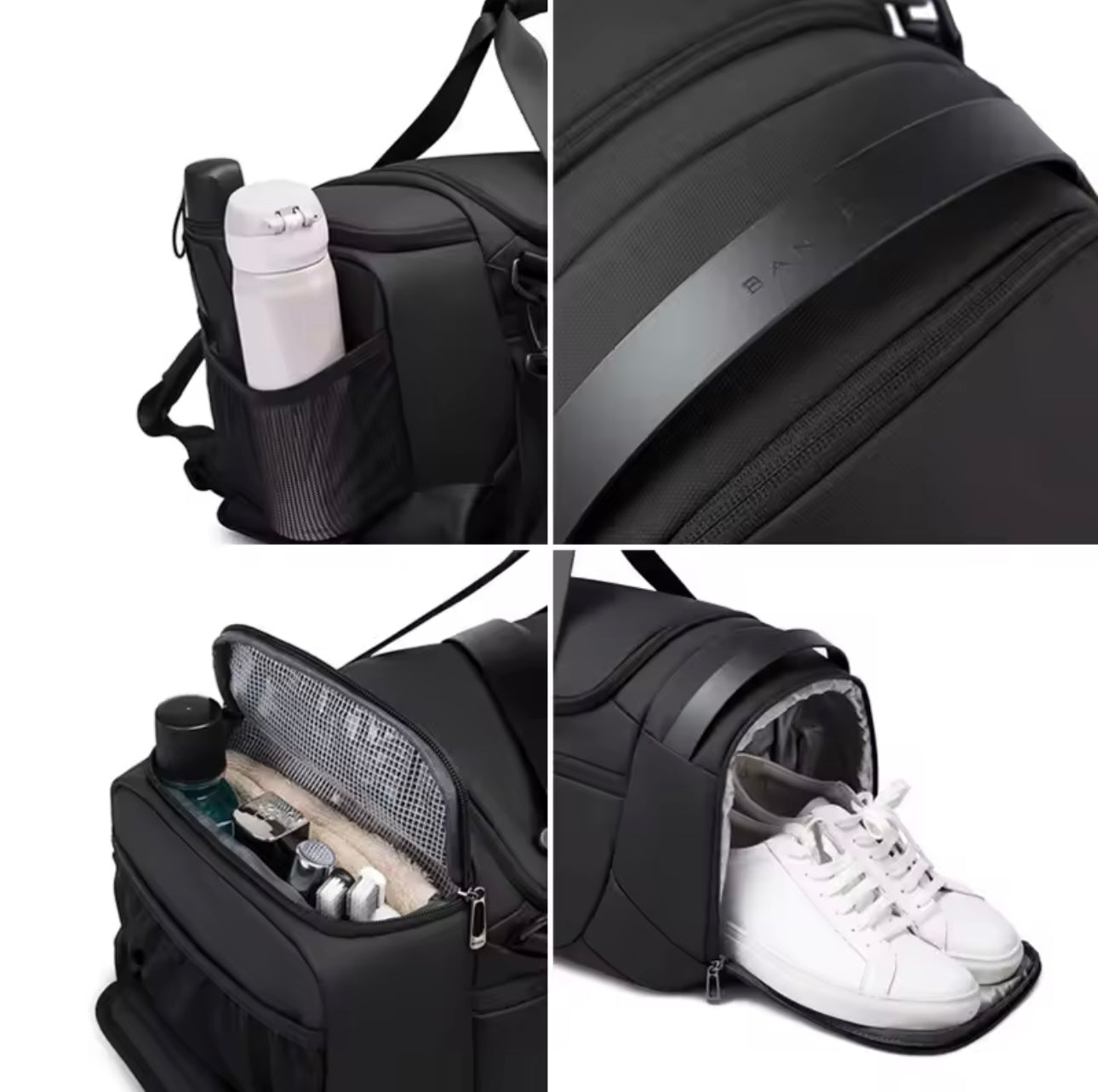 BANGE HydroFlex Sport Duffel - Waterproof Gym & Fitness Bag with Dry-Wet Separation™