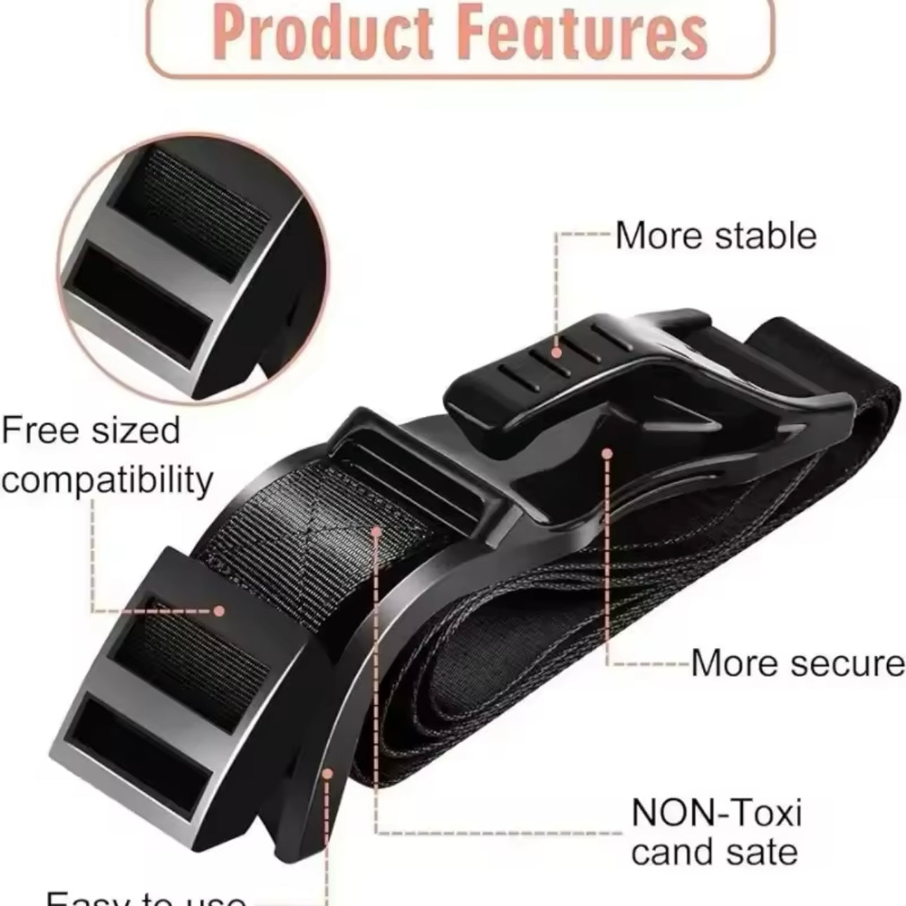 Car Seat Safety Belt for Pregnant Women – Maternity Belly Protector & Extender Kit