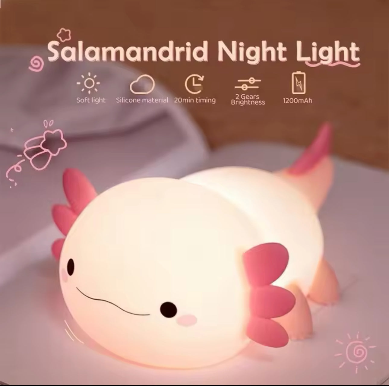Axolotl Touch - Control Night Lamp™