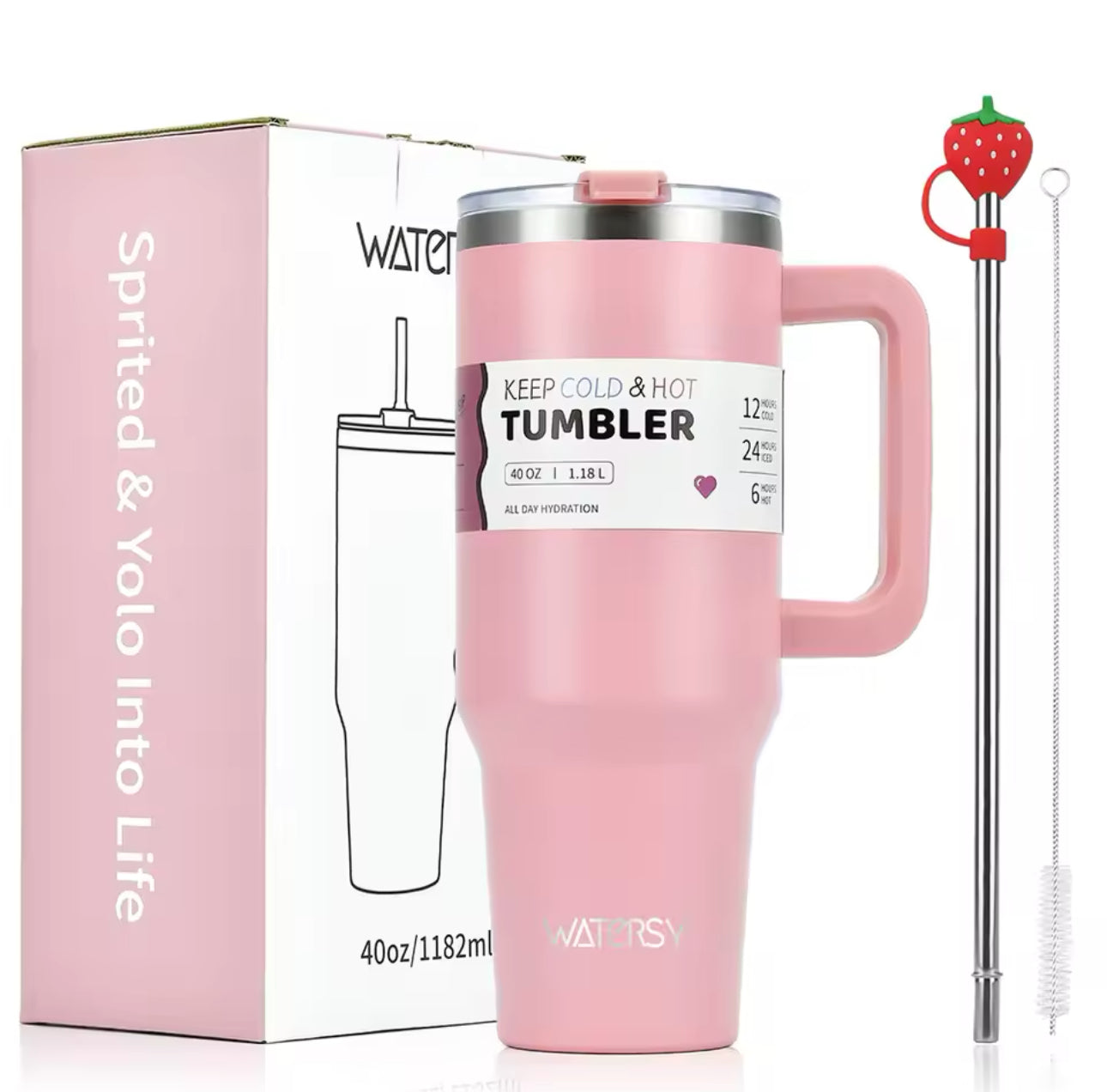 ThermoMax 40oz Insulated Mug with Handle™