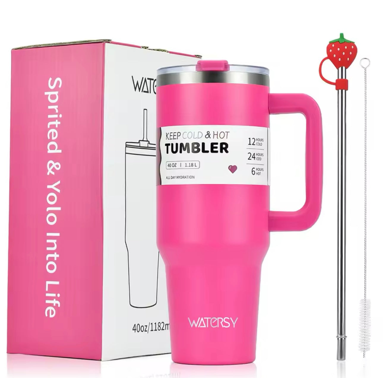 ThermoMax 40oz Insulated Mug with Handle™