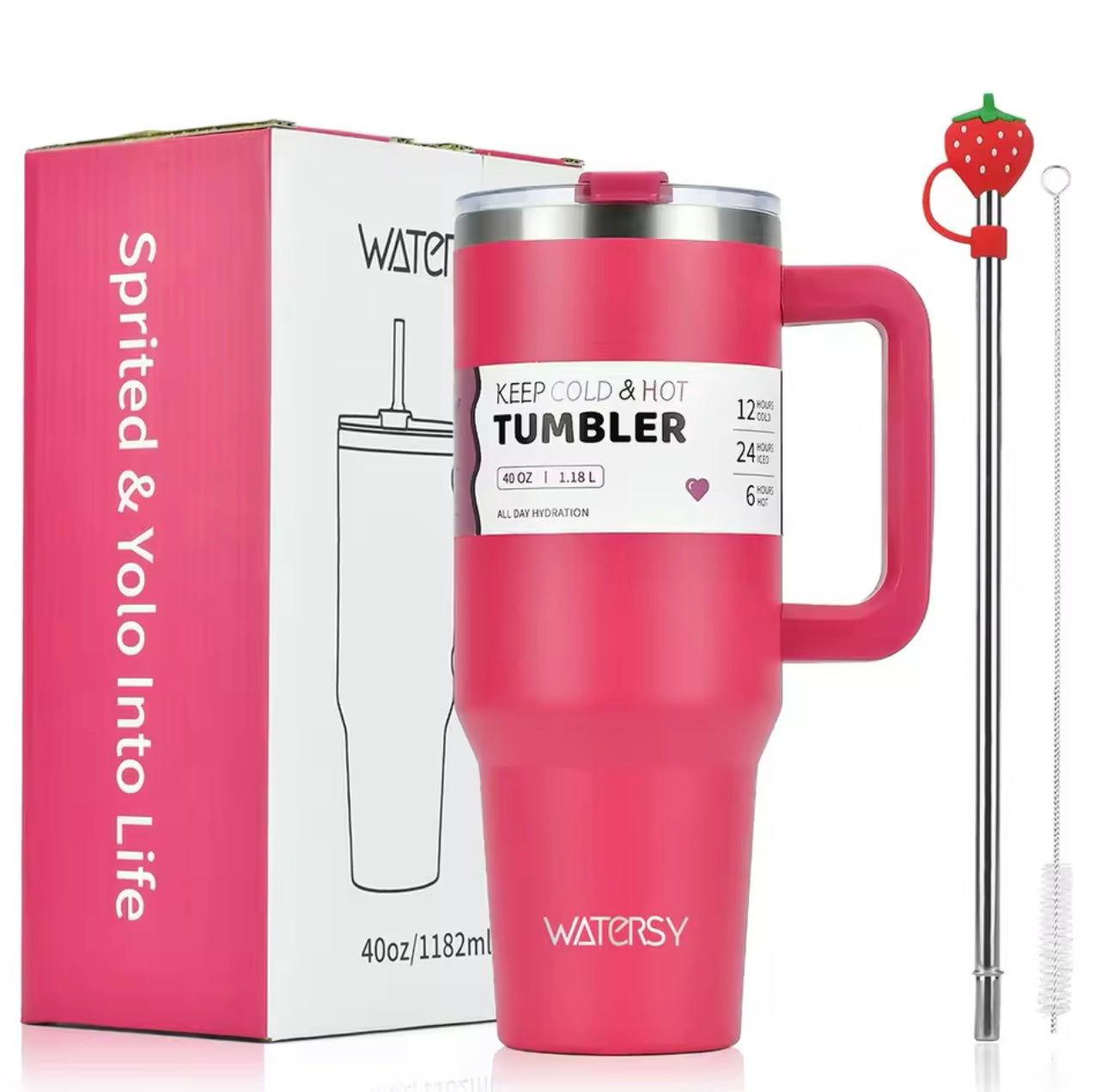 ThermoMax 40oz Insulated Mug with Handle™
