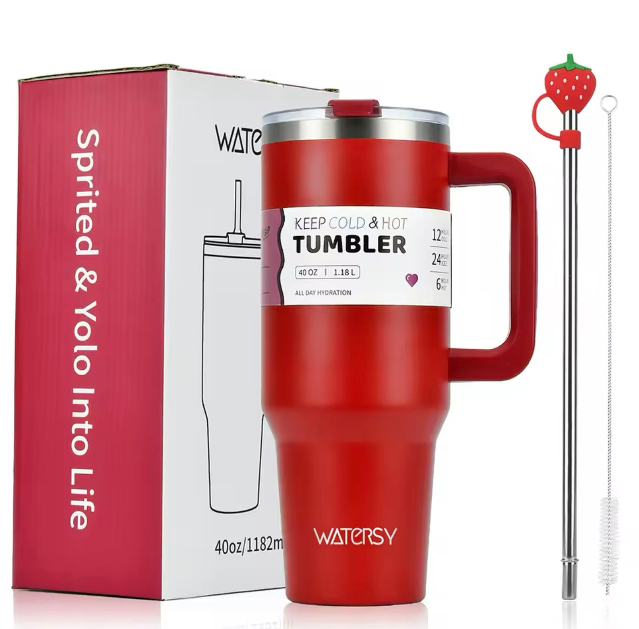 ThermoMax 40oz Insulated Mug with Handle™