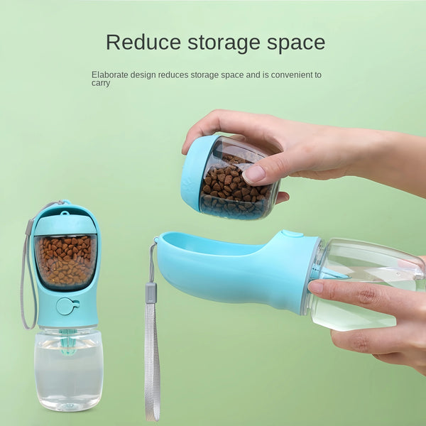 Travel Buddy Pet Water & Snack Bottle