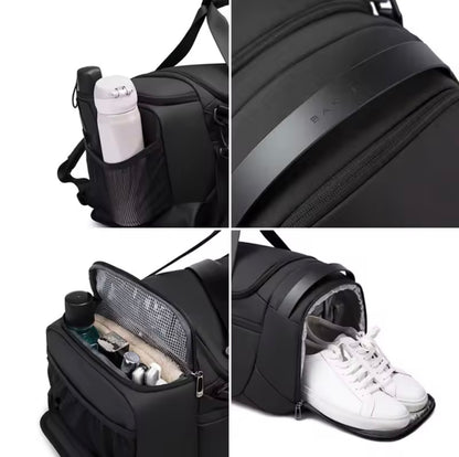 BANGE HydroFlex Sport Duffel - Waterproof Gym & Fitness Bag with Dry-Wet Separation™
