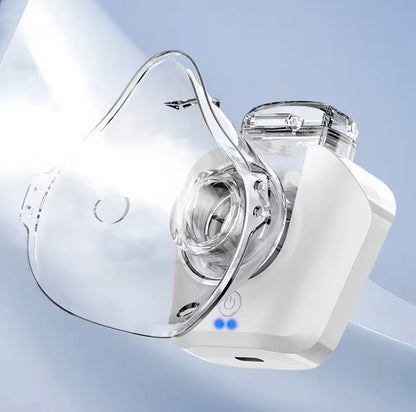 Rechargeable Portable Mesh Nebulizer – Ultra-Quiet Handheld Asthma Inhaler for Children & Adults