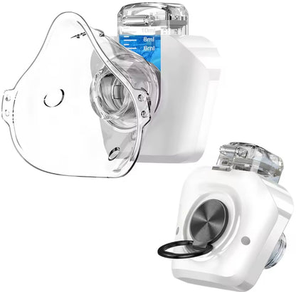 Rechargeable Portable Mesh Nebulizer – Ultra-Quiet Handheld Asthma Inhaler for Children & Adults