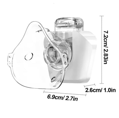 Rechargeable Portable Mesh Nebulizer – Ultra-Quiet Handheld Asthma Inhaler for Children & Adults