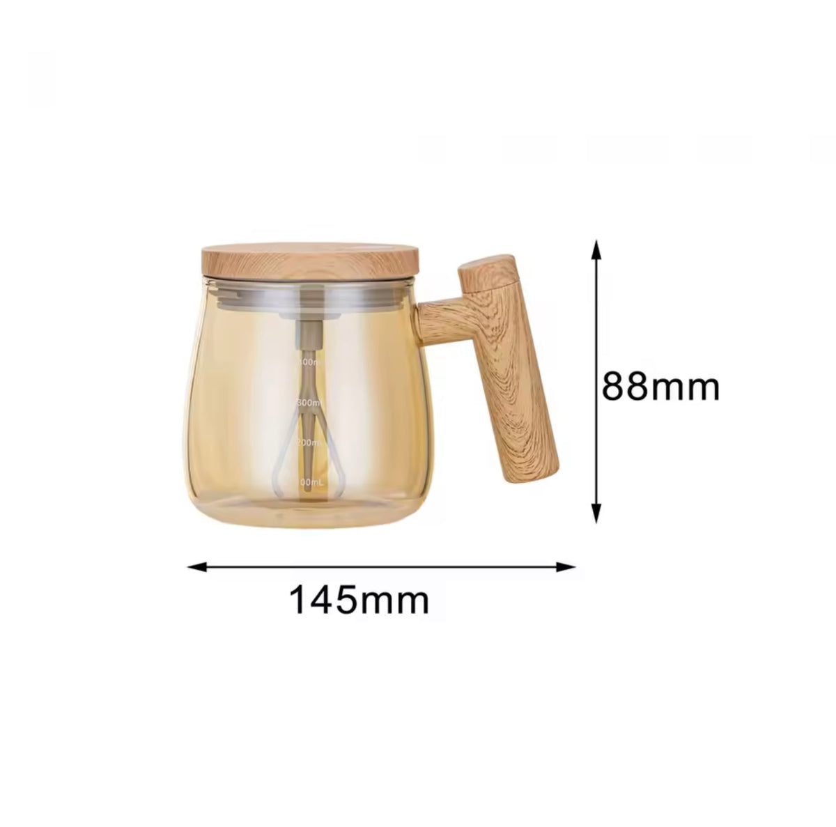 Automatic Self-Stirring Mug 400ml – Battery-Operated Electric Mixing Cup for Coffee, Milk & Protein Powder