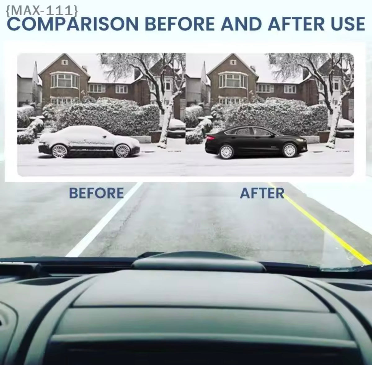FrostGuard Car De-Icer & Defogger