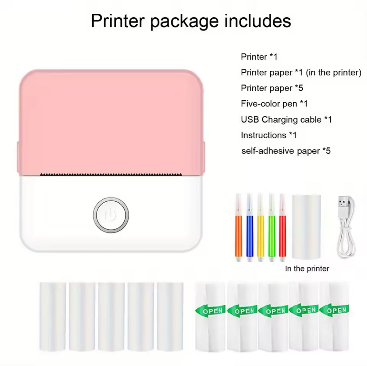 Pocket-Sized Inkless Sticker Printer™