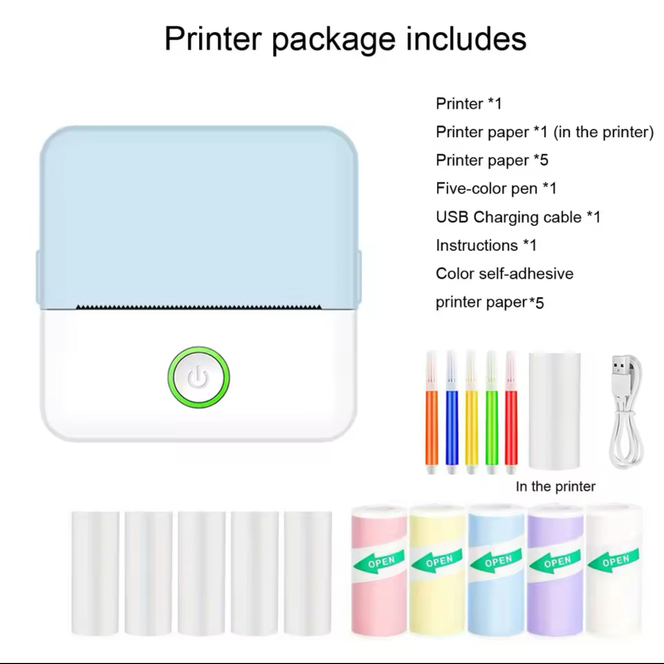 Pocket-Sized Inkless Sticker Printer™