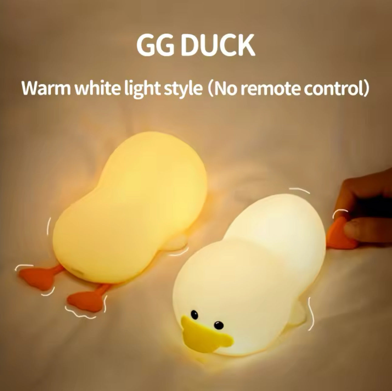 Doudou Duck Soft Night Light with USB Charging & Timer Function™