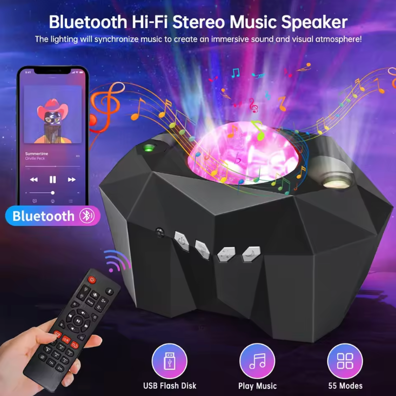 BlissLights Sky Lite 2.0 Aurora Night Light Projector