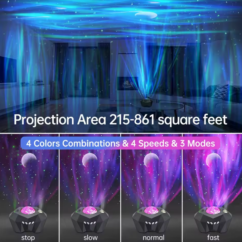 BlissLights Sky Lite 2.0 Aurora Night Light Projector