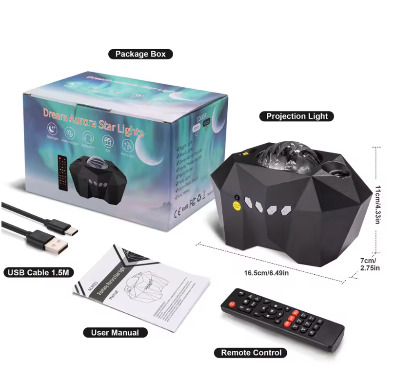 BlissLights Sky Lite 2.0 Aurora Night Light Projector