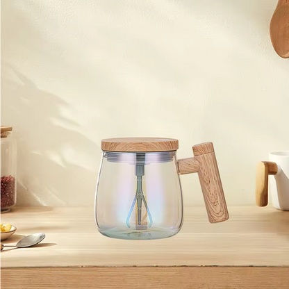Automatic Self-Stirring Mug 400ml – Battery-Operated Electric Mixing Cup for Coffee, Milk & Protein Powder
