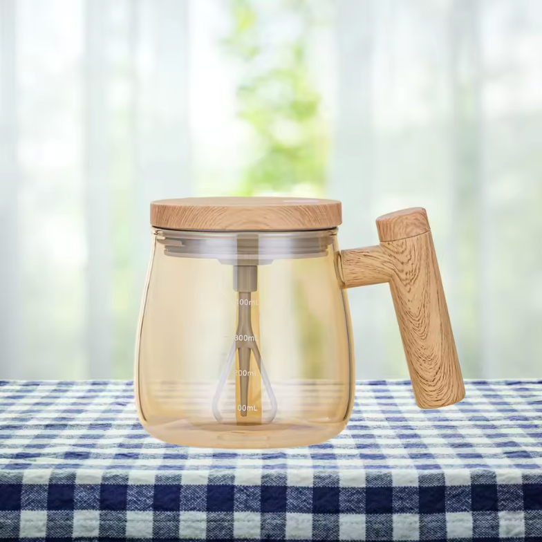 Automatic Self-Stirring Mug 400ml – Battery-Operated Electric Mixing Cup for Coffee, Milk & Protein Powder
