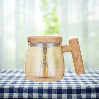 Automatic Self-Stirring Mug 400ml – Battery-Operated Electric Mixing Cup for Coffee, Milk & Protein Powder