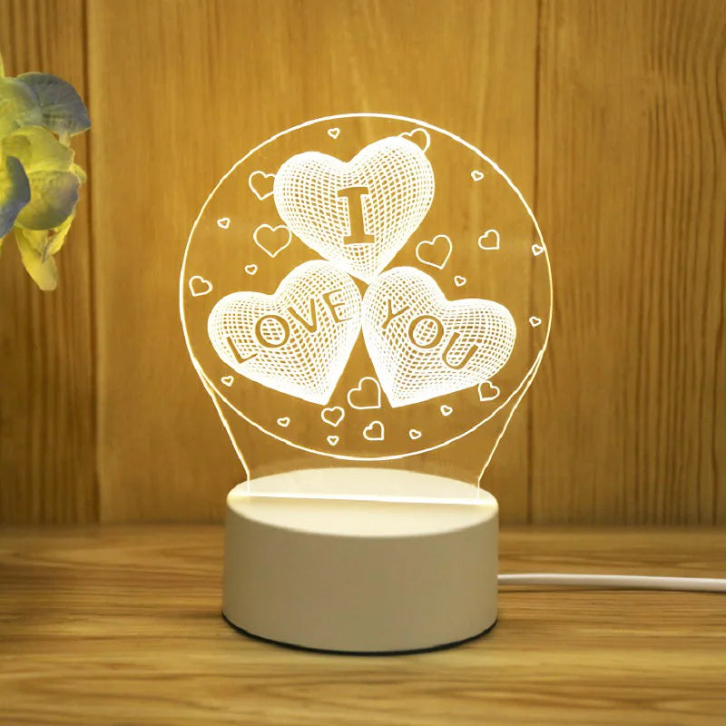 LoveGlow 3D LED Lamp™