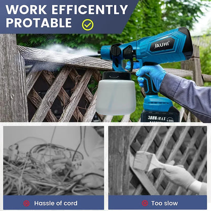 Cordless 1000ML Electric Spray Gun for JAUHI 18V™