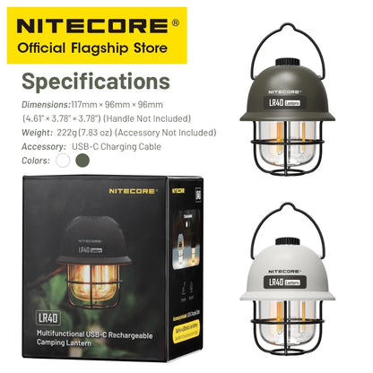 NITECORE LR40 2-in-1 Camping Light & Power Bank™