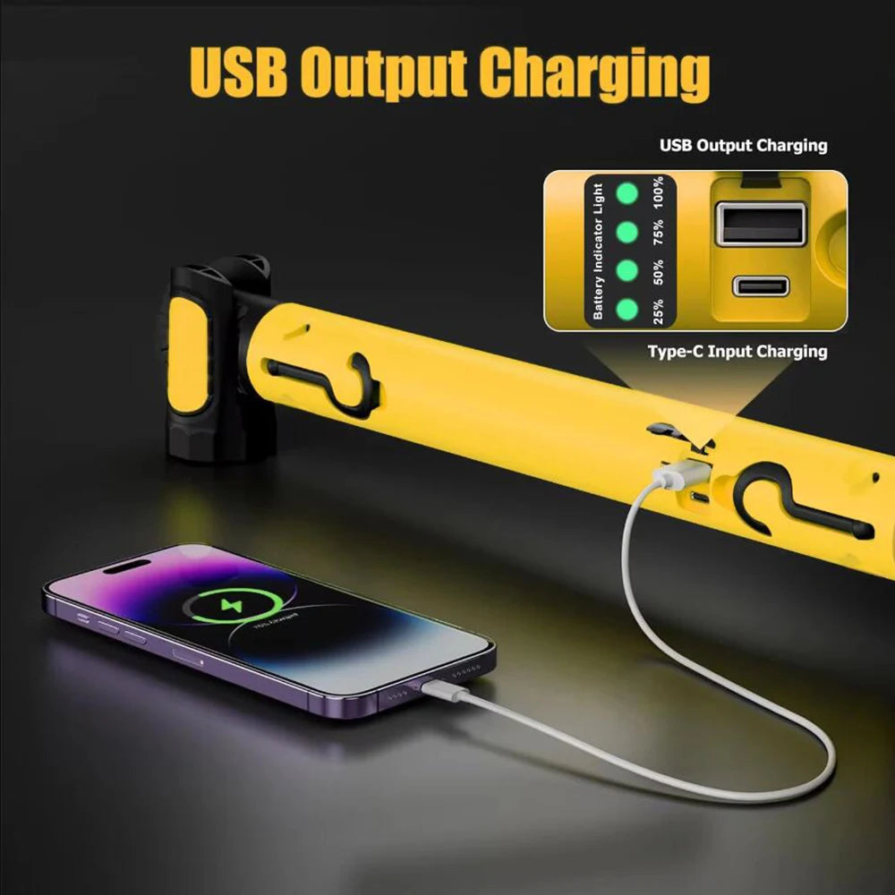 Lumitek -18W Rechargeable LED Work Light with Magnetic Base™