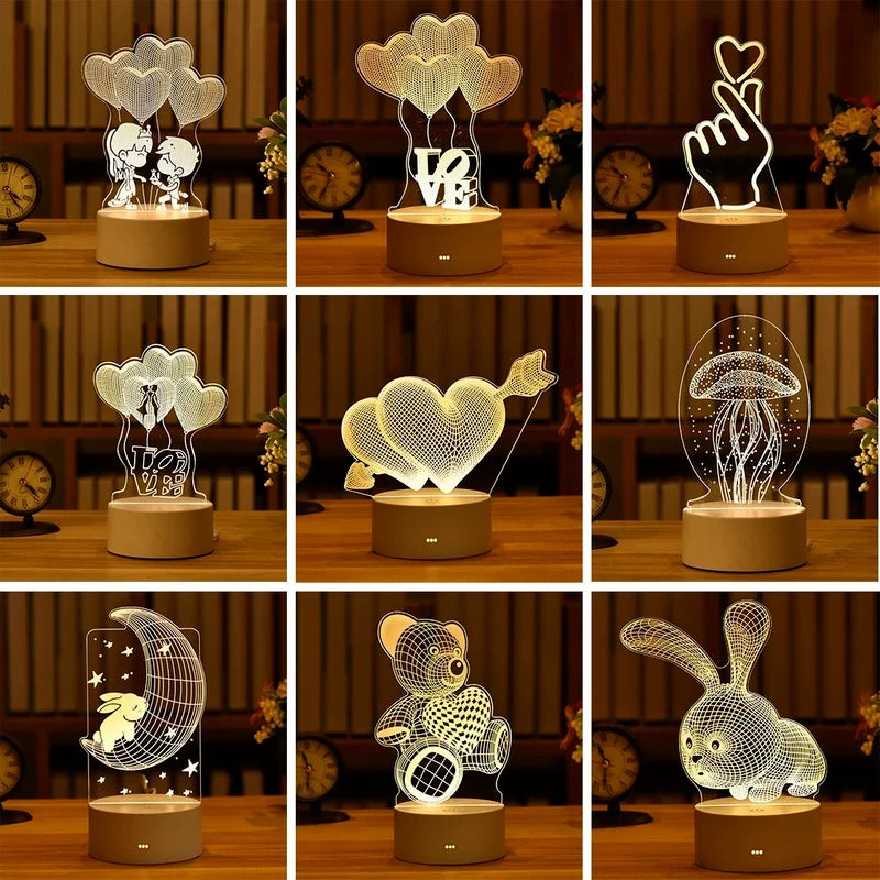 LoveGlow 3D LED Lamp™