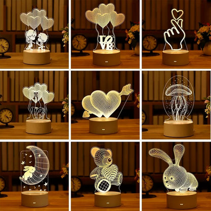 LoveGlow 3D LED Lamp™