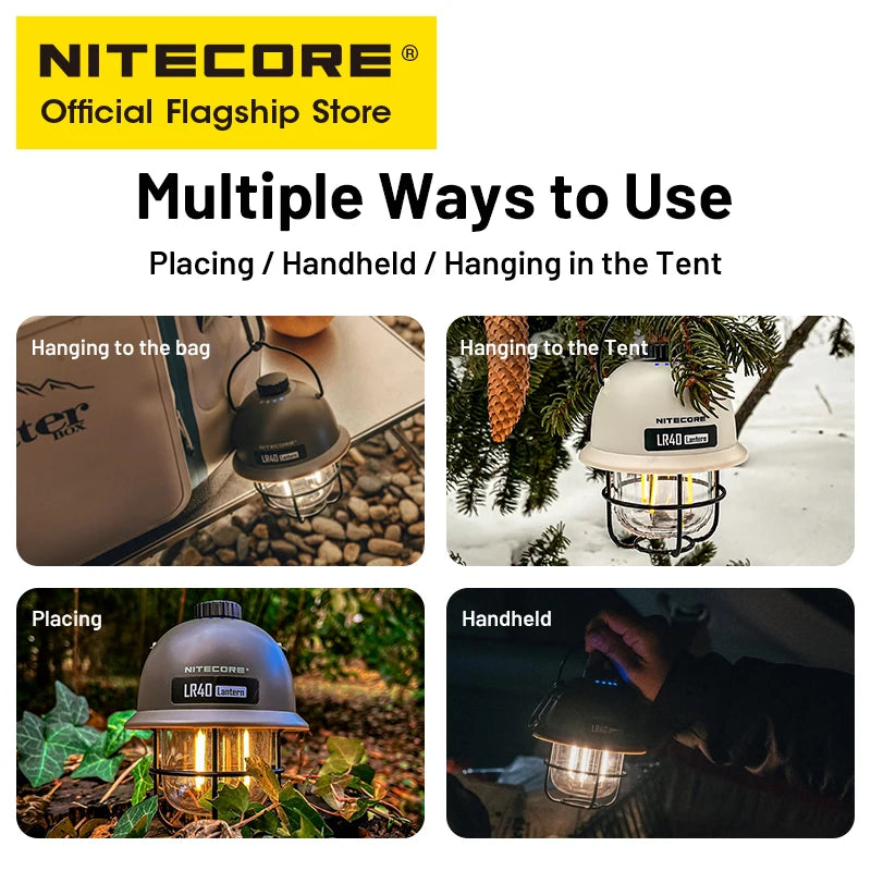 NITECORE LR40 2-in-1 Camping Light & Power Bank™