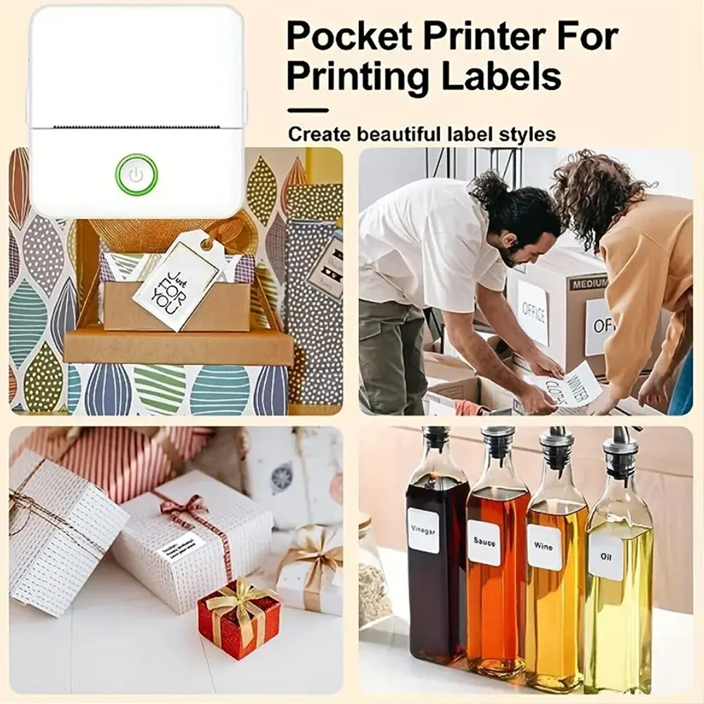 Pocket-Sized Inkless Sticker Printer™