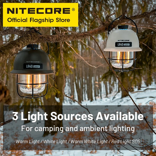NITECORE LR40 2-in-1 Camping Light & Power Bank™
