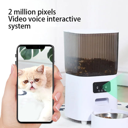 Smart Automatic Cat & Dog Feeder with Camera & Voice Recorder™